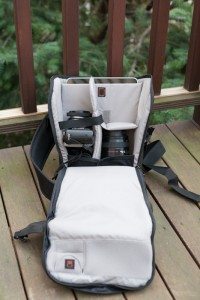 All sections can be accessed when the bag is fully unzipped. The amount of gear this bag can hold is impressive given its small size.