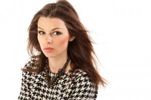 Studio portrait lighting example