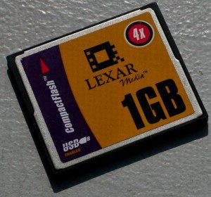 Lexar 1GB 4x CF card