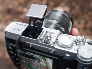 Fuji X-E1 Popup Flash Unit
