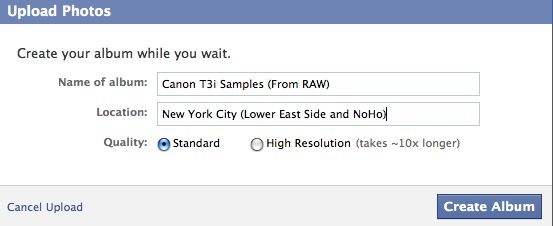 Canon T3i image samples on facebook