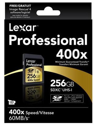 Lexar Announces a New 400x 256GB SD Card