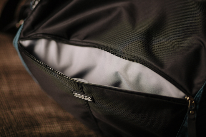 Front zipper pouch