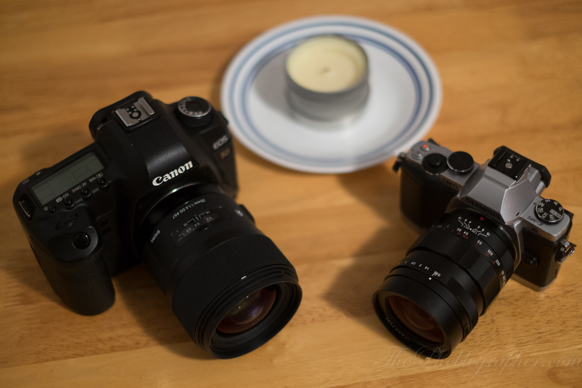 Field of View: F1.4 on Micro Four Thirds and Canon EF Full Frame