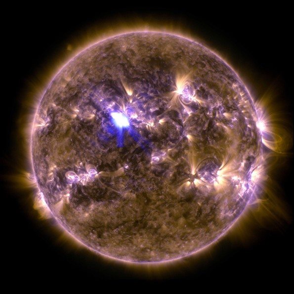 Solar-flare-by-NASA
