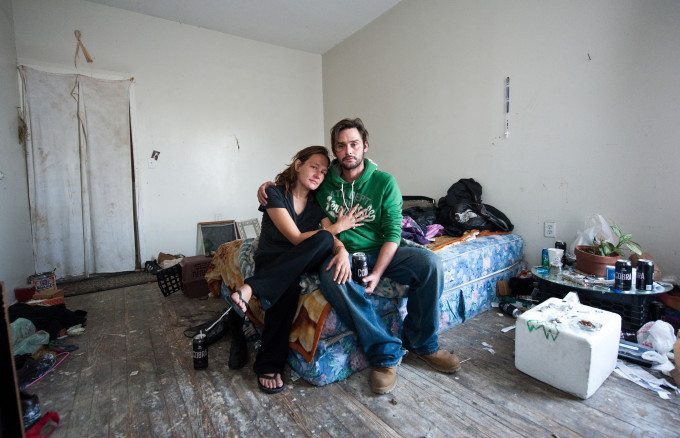 Chris Arnade, "Sonya and Eric: Hunts Point, Bronx"