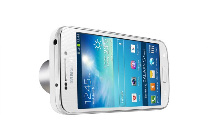 Samsung Galaxy S4 Zoom Rear Slanted