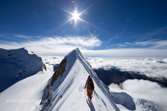 Skier: Giulia Monego Location: Huayna Potosi - Cordillera Real, Bolivia