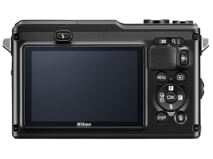 Nikon 1 AW1 black rear