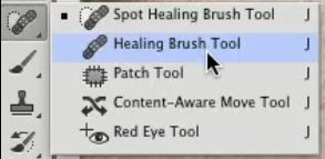 Healing brush