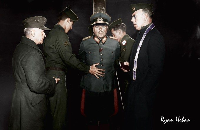 German General, Anton Dostler Being Tied To A Stake Before His Execution By Firing Squad. Aversa, Italy, 1945 - Imgur