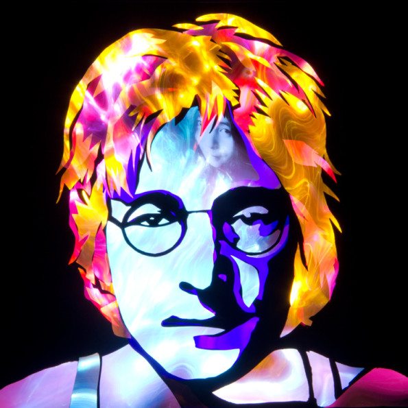 Jason D. Page Light Painting John Lennon 1