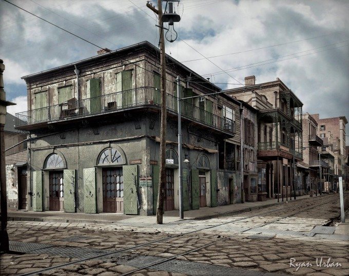 New Orleans ‘Old-Absinthe House’ on Bourbon Street Circa 1903 - Imgur