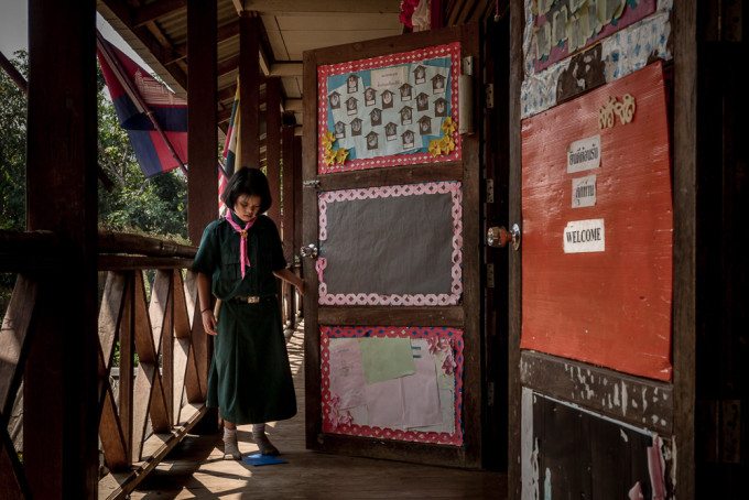 Although education is one of the key ways to reduce the likelihood that a girl will be trafficked, the education opportunities for children after around 12 years old are limited.  After this child finishes 6th grade at the local school in Ban Tha Ta Fang, the nearest school providing classes above 6th grade is 65km away in the town of Mae Sariang.