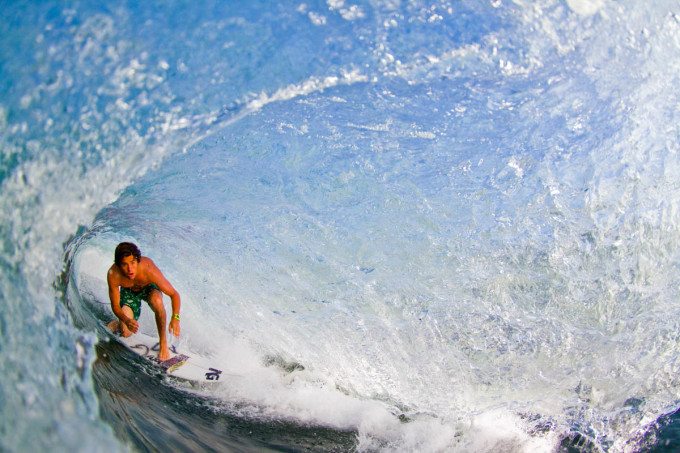 PJ Raia surfing central america.