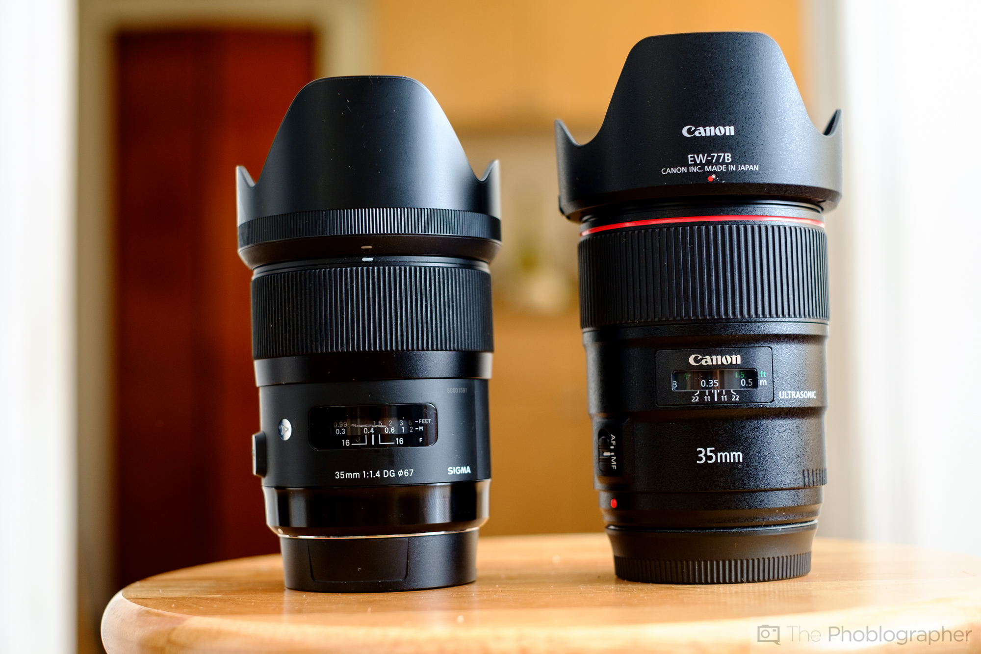 Comparison: Canon 35mm f1.4 L II vs Sigma 35mm f1.4 Art