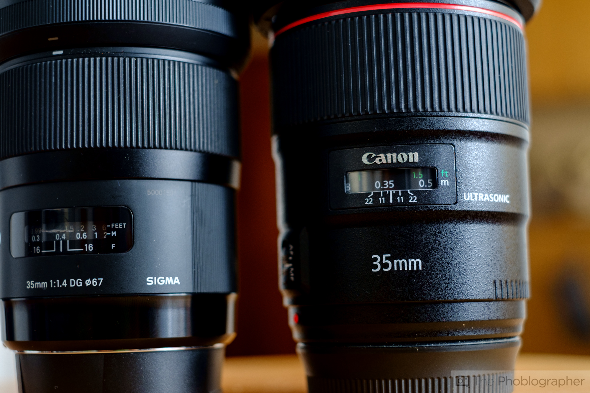 Comparison: Canon 35mm f1.4 L II vs Sigma 35mm f1.4 Art