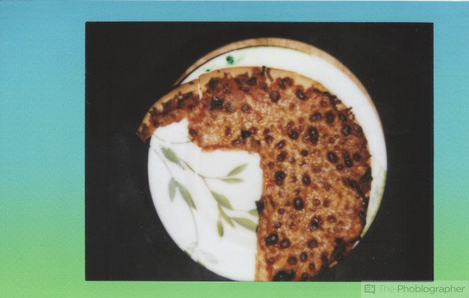 Chris Gampat The Phoblographer Fujifilm Instax Mini 70 scan pizza (1 of 1)
