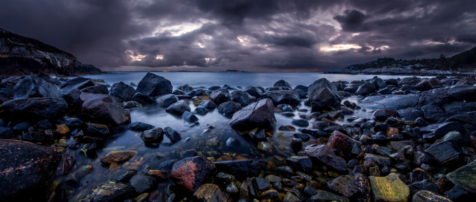 500px Photo ID: 108748239 - I went out to this little island called Bjørnøya for sunset and even as the colors faded near 11 or midnight, as there is hardly any darkness here in Norway anymore. I went down to the shoreline to check out the rocks and see what sculptures have been made by the waves over time. This part of the shore doesn't have many anomalies but still very pleasing to the eyes for me, and wanted to share. I plan on visiting the shore once again to look at the different formations.