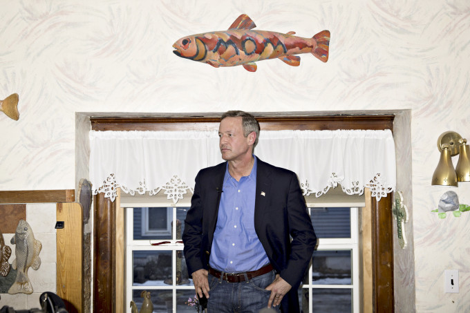 Martin O'Malley, former governor of Maryland and 2016 Democratic presidential candidate, speaks during a campaign stop at a private residence in Boone, Iowa, U.S., on Saturday, Jan. 30, 2016. Photographer: Daniel Acker/Bloomberg