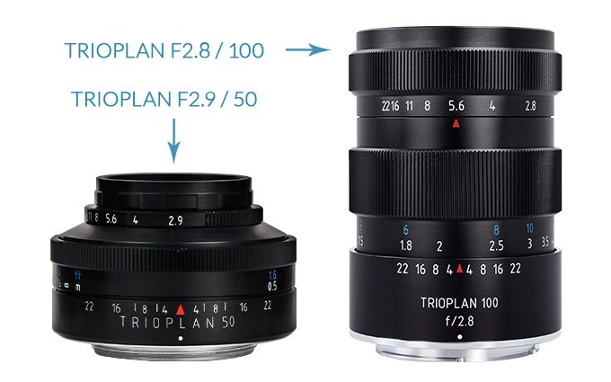 Trioplan lenses
