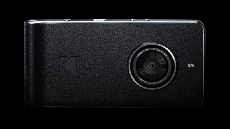 The Kodak EKTRA Phone Has A Dedicated Shutter Button & Stabilized F/2 Lens