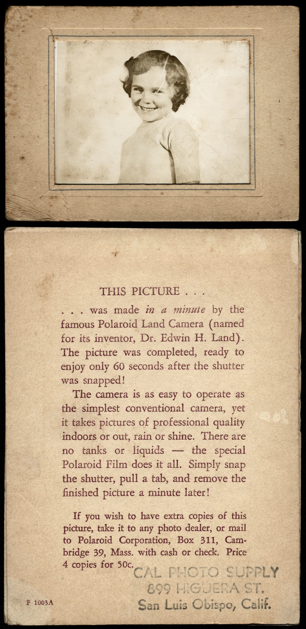 When Polaroid Was So New
