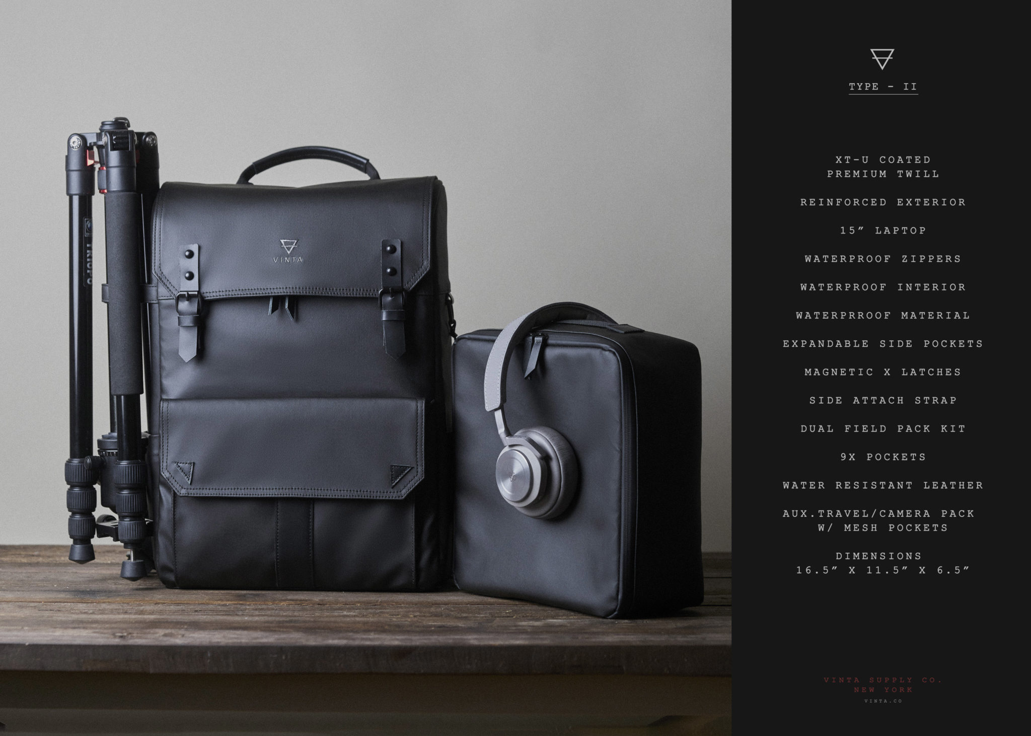 The New Vinta Type II Backpack is One of the Sexiest Things We've Seen