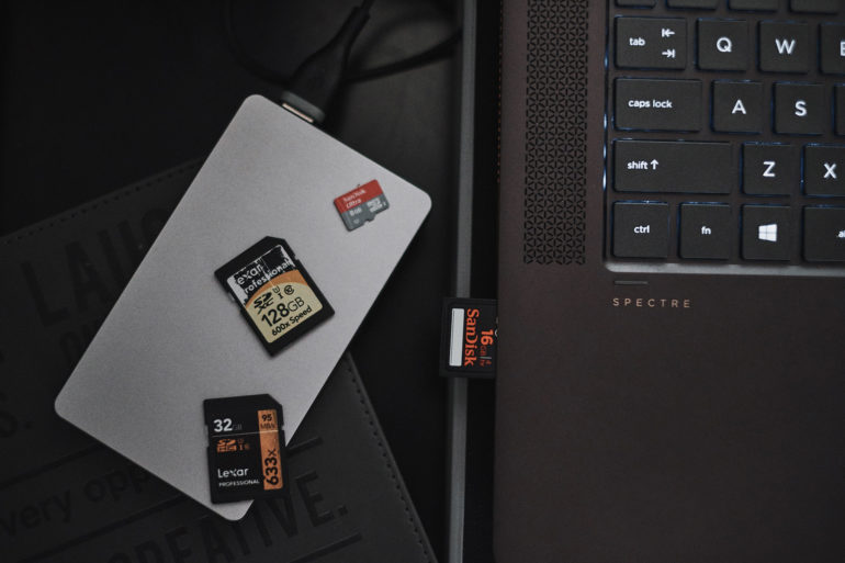 Photography accessories - sd cards