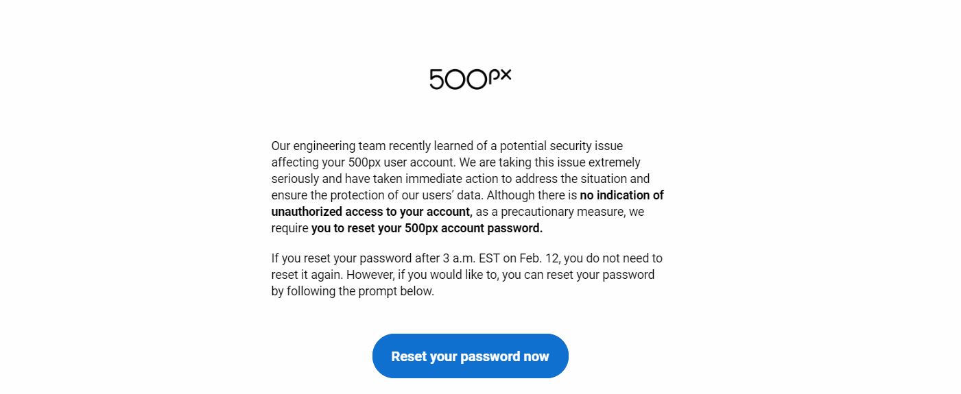 500px and EyeEm Among Websites With Stolen Account Details