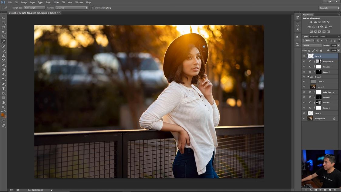 How to Edit Underexposed Natural Light Portraits on Lightroom and Photoshop