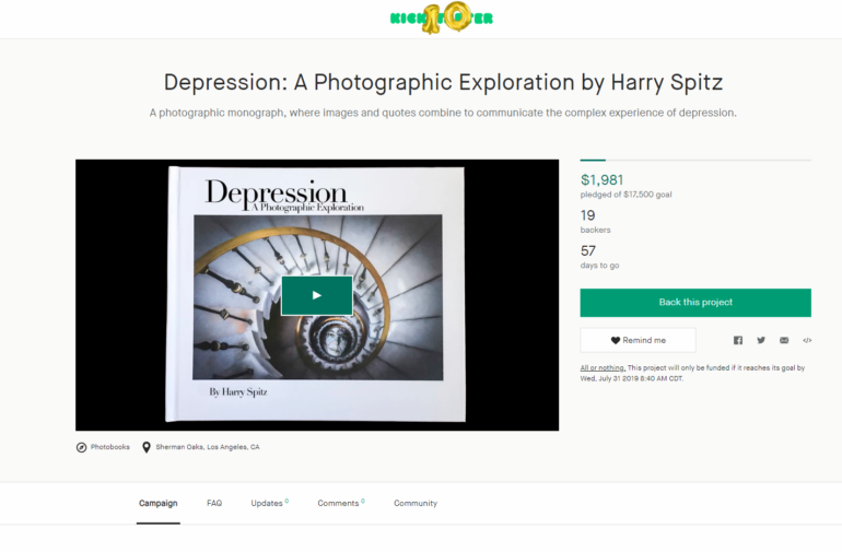 Photographic Exploration of depression
