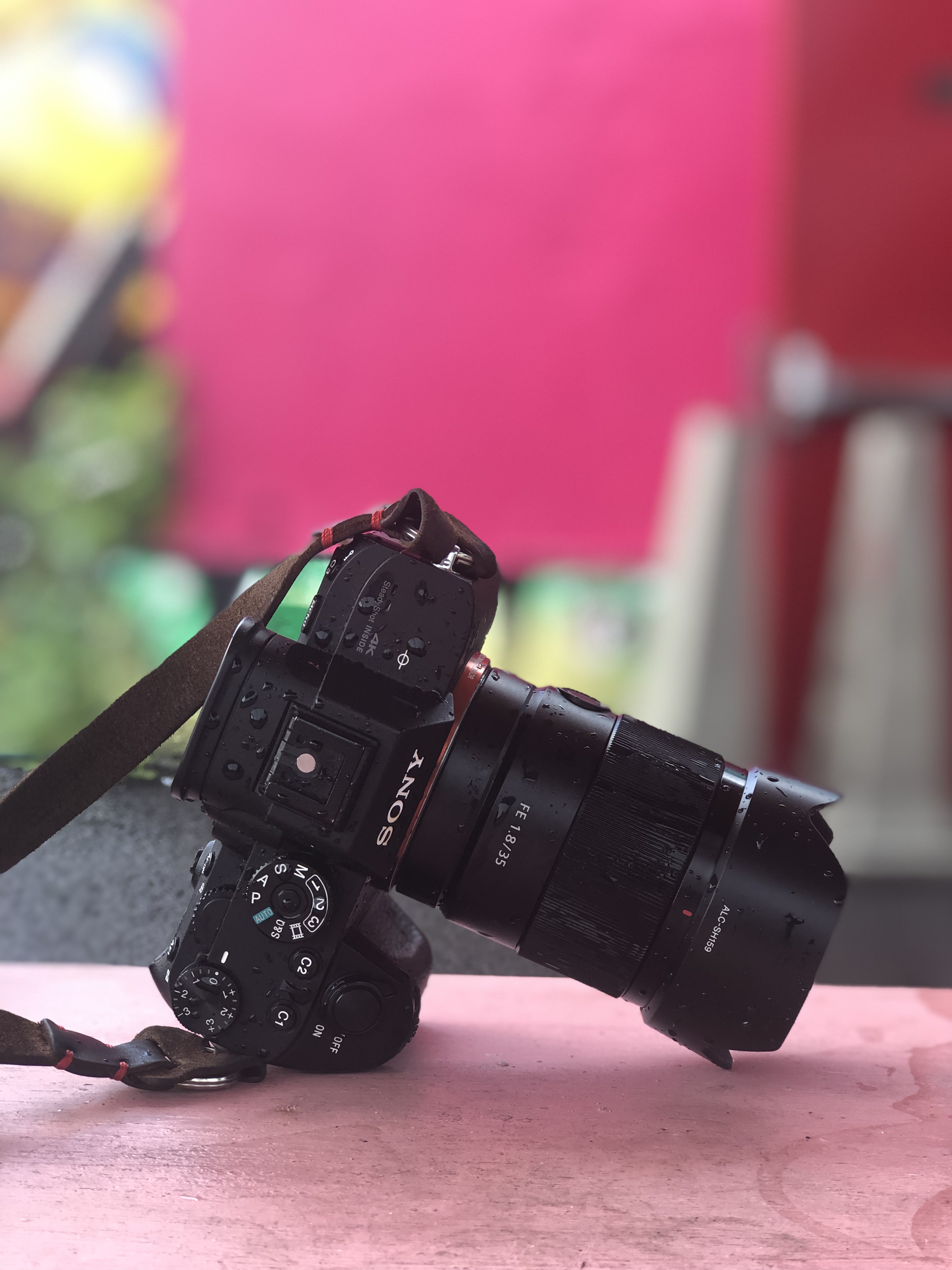 Sony 35mm f1.8 FE Weather sealing review test image