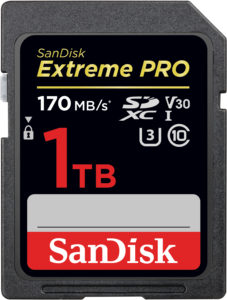 1TB SanDisk Extreme PRO SD UHS-I Card