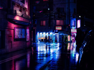 Stefano Gardel Imagines a Cyberpunk Neon Future in Japan
