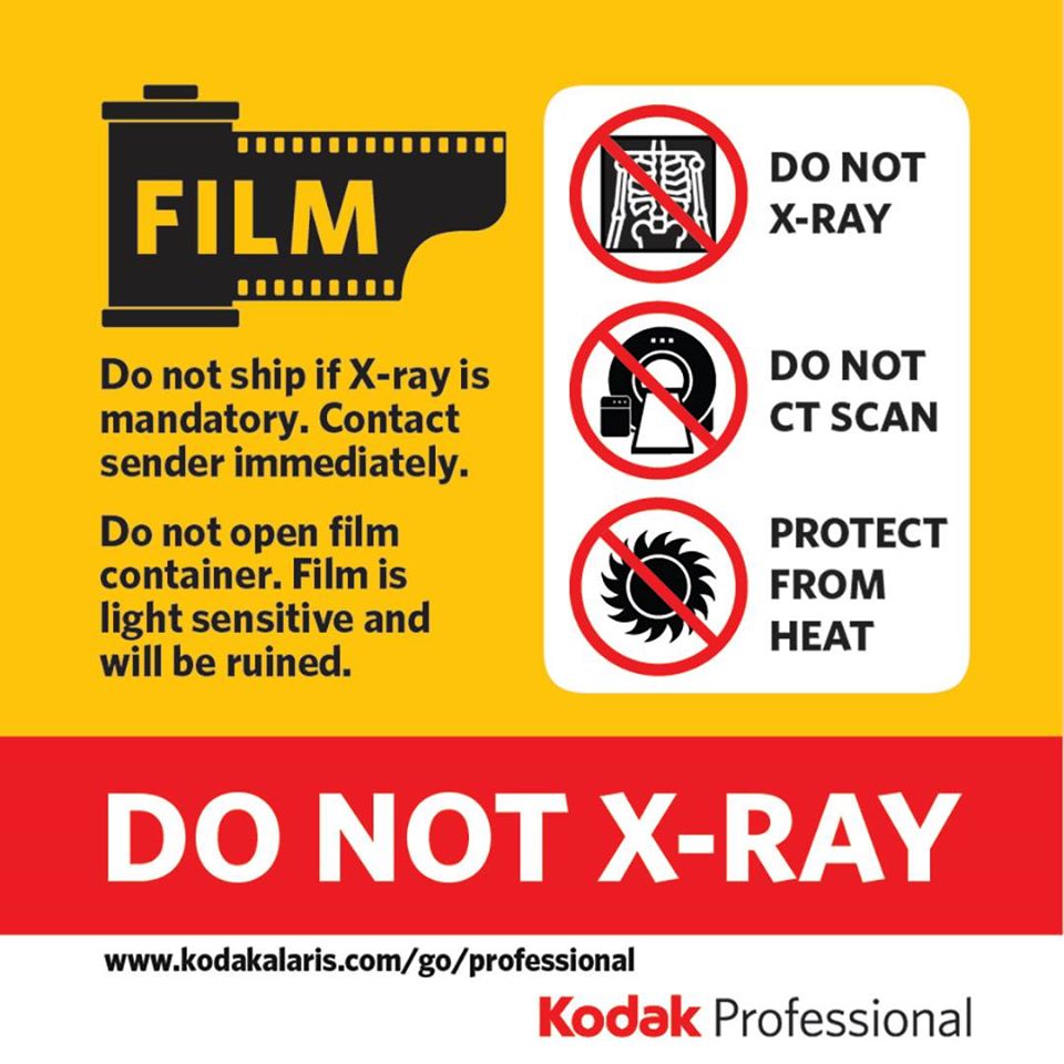 Kodak Warns Against Putting Unprocessed Films Through CT Scanners