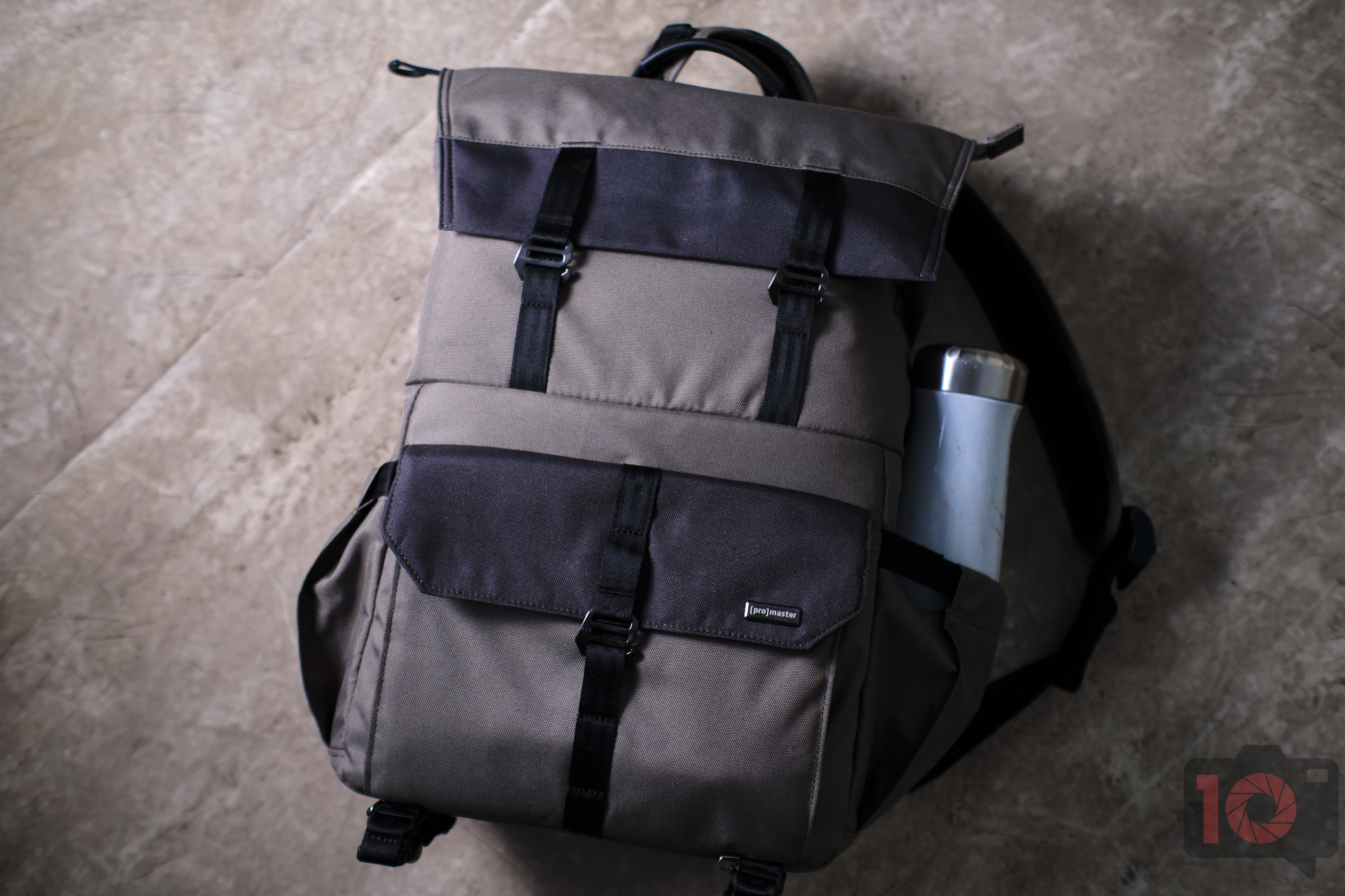 JESPER Unisex Backpacks Solid Bags Drawstring Backpack Black 