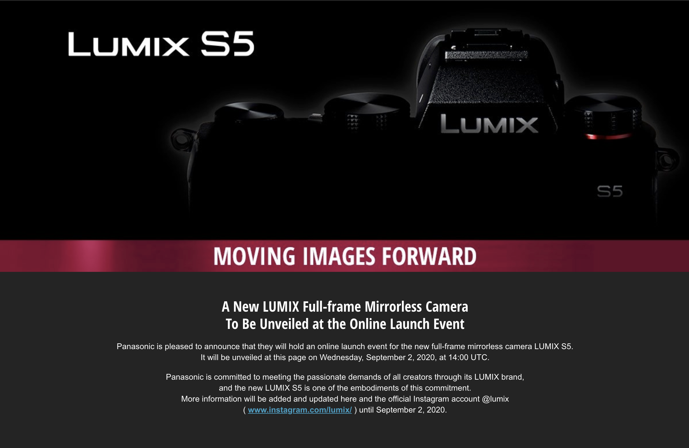 Will the New Lumix S5 Signal The End of Panasonic’s M4/3 Journey?