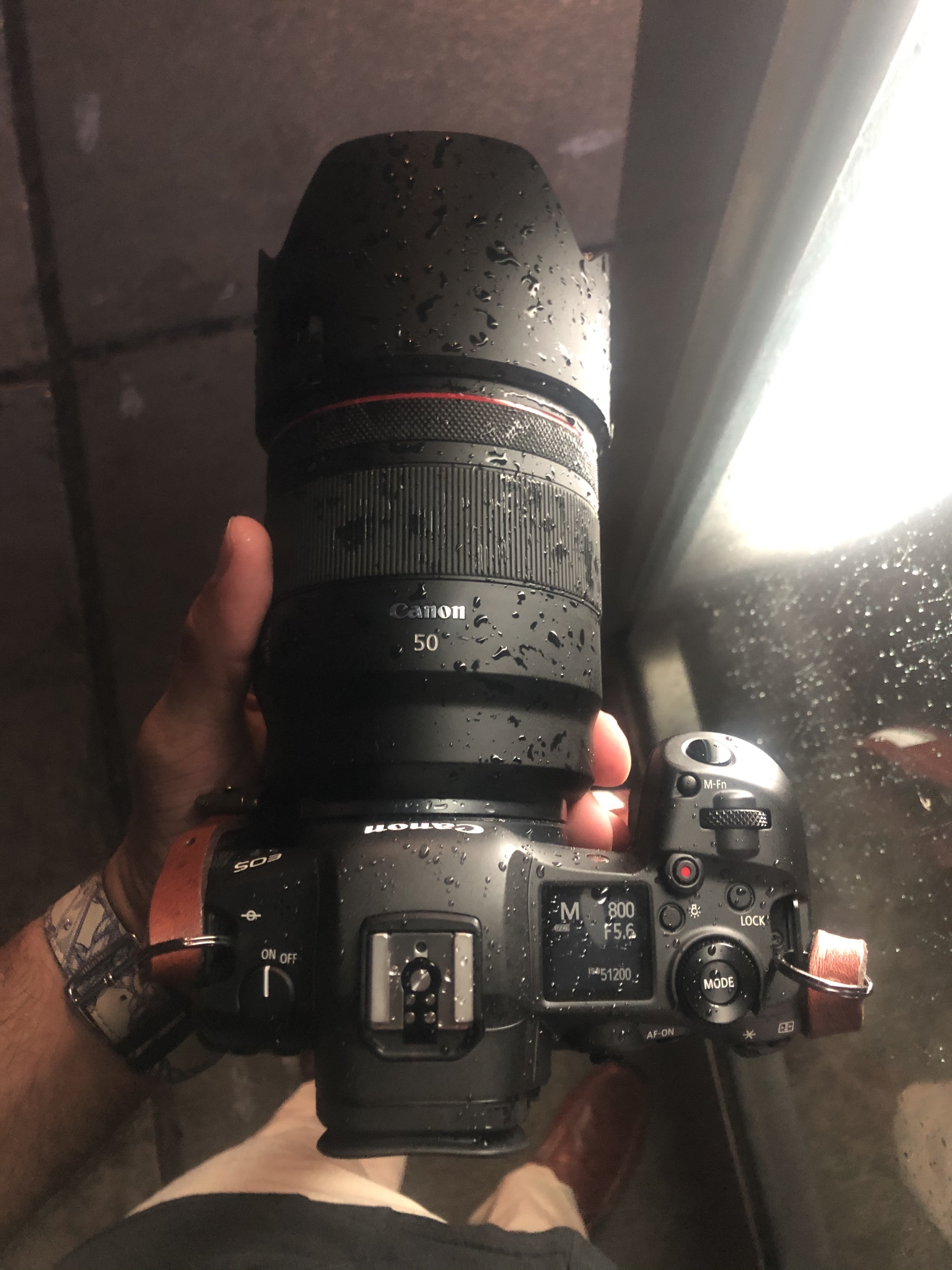 Chris Gampat The Phoblographer Canon EOS R5 review weather sealing2