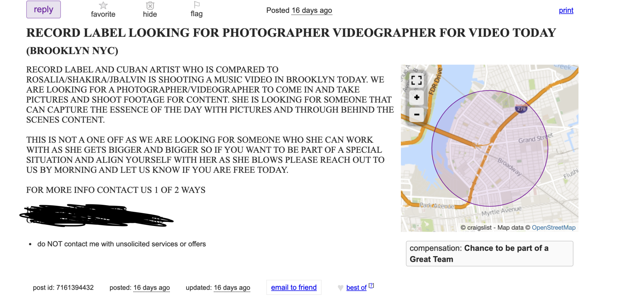 The Weird World of a Photographer Hunting for Gigs on Craigslist (NSFW)