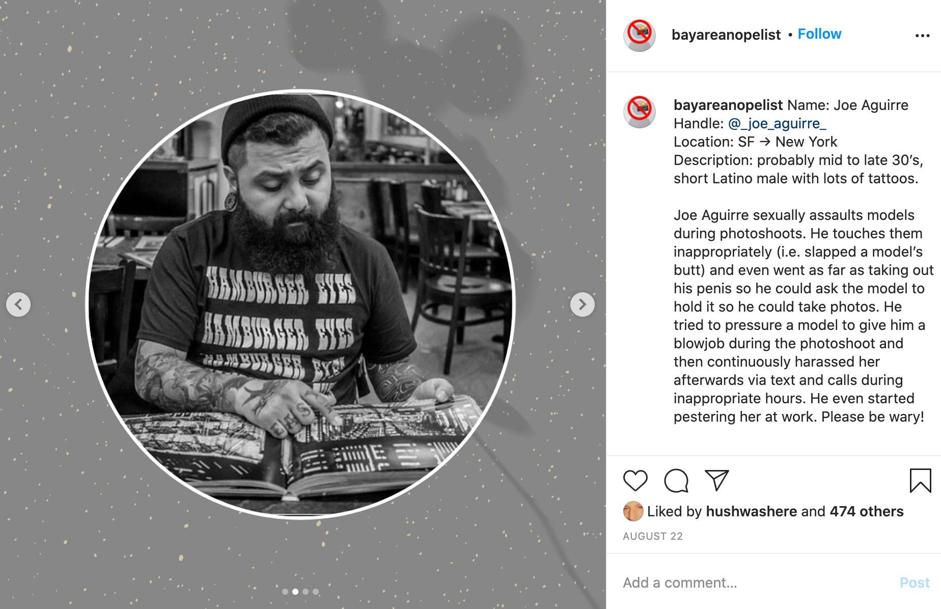 Street Photographer Joe Aguirre Is Now on a Sexual Misconduct List