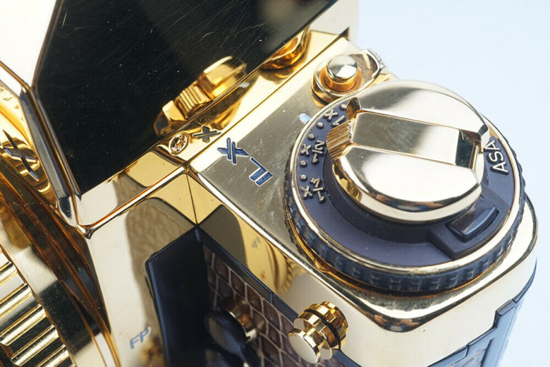 The Story of the Rare $10,000 Golden Pentax LX Camera