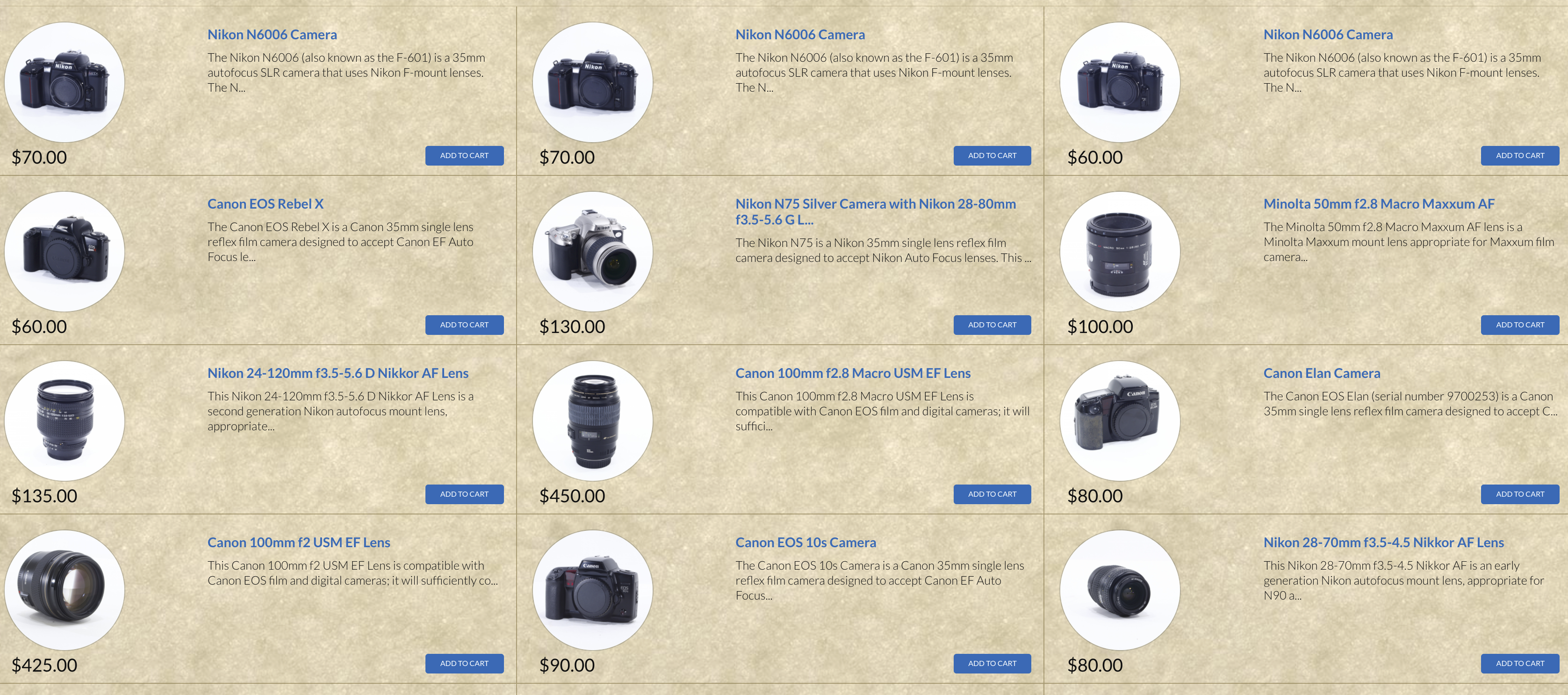 Looking for Vintage Lenses from the 90s? We Found a Bunch at Great Prices!