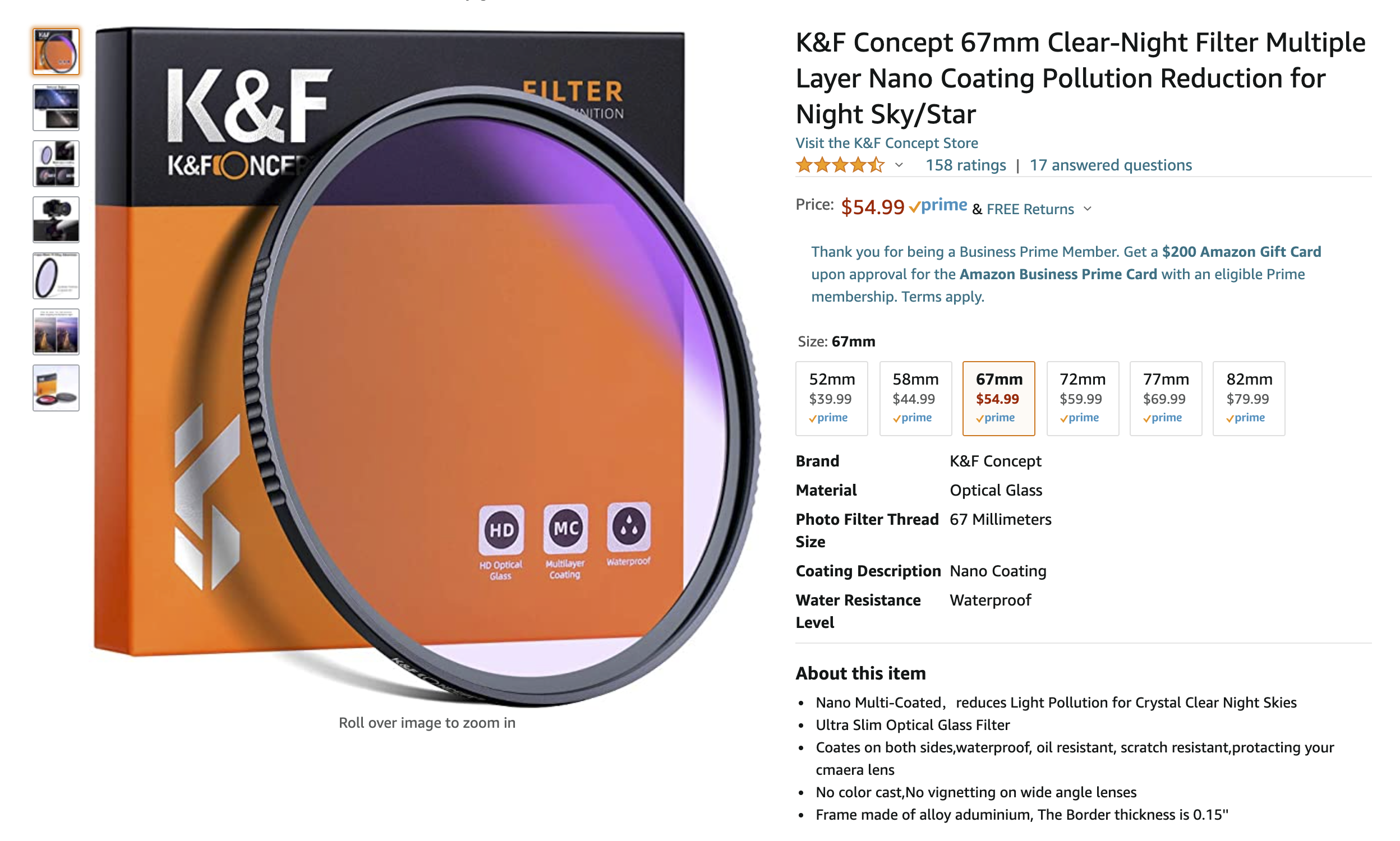One More Day for Up to 20% off on K&F Concept Filters (Exclusive Code!)