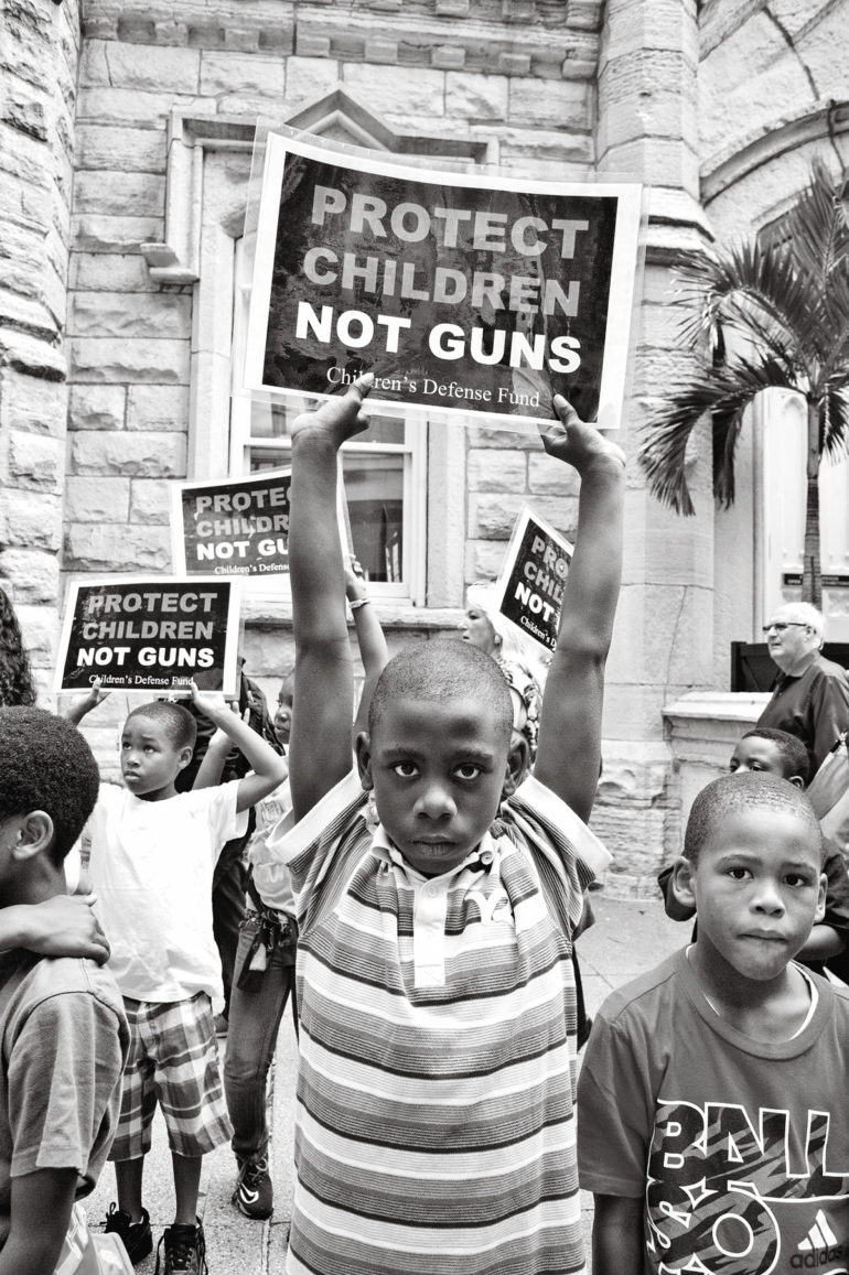 Protect Children Not Guns Chicago 2013 photo by Steve Schapiro