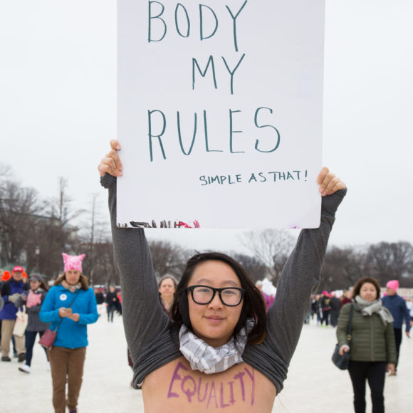 USA. Washington, DC. January 21st, 2017. Women's March.