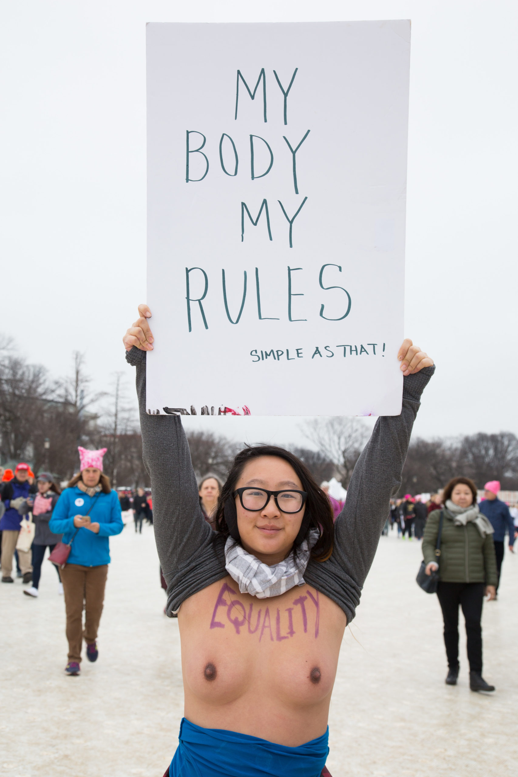 USA. Washington, DC. January 21st, 2017. Women's March.