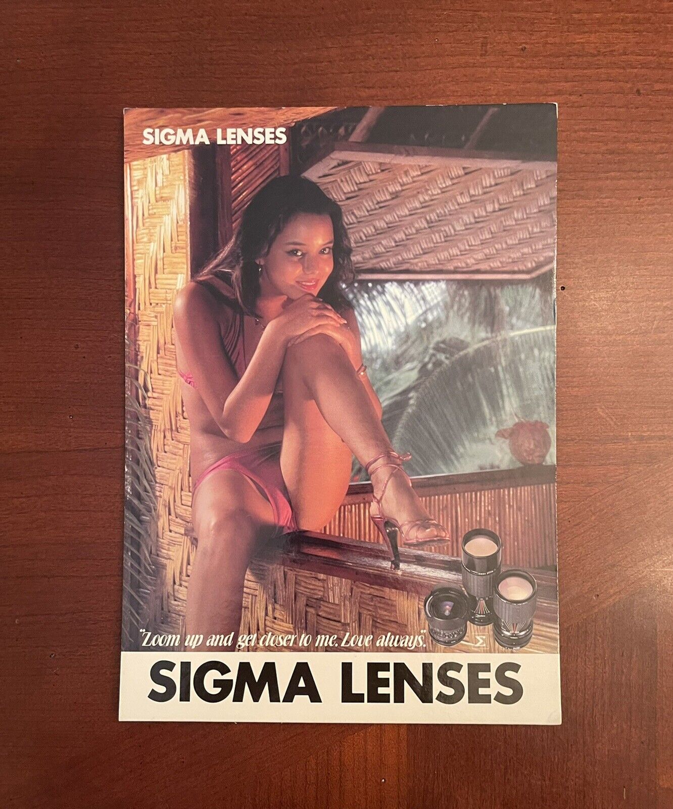 Sigma Lens Ad Vintage