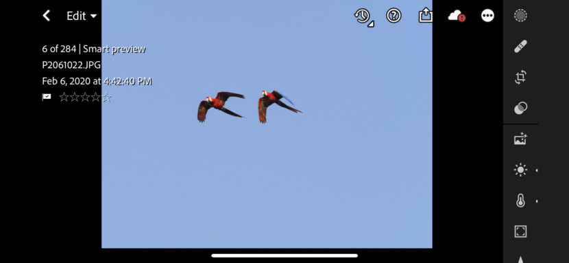 Hillary Grigonis The Phoblographer Lightroom CC Review update lightroom mobile screenshot