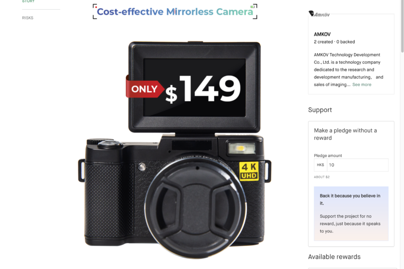 This Kickstarter Should Refund Photographers Screenshot 2023-08-13 at 8.40.55 AM